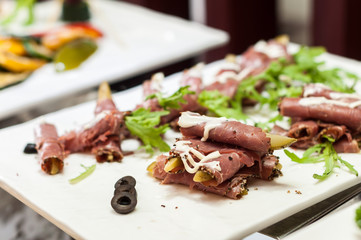 Canvas Print - Thai beef salad