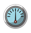 fuel gauge isolated icon vector illustration design