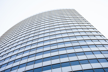 Canvas Print - View of skyscraper windows