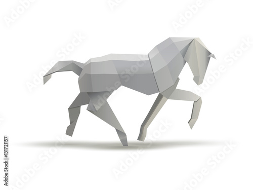 Origami Horse Enterprise Logo Buy This Stock Vector And