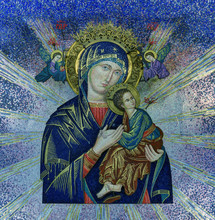 Our Lady Of Perpetual Help Tile Mosaic
