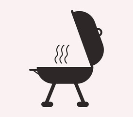 Poster - barbecue icon