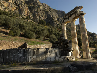 Wall Mural - Ancient Greek archaeological site of Delphi,Central Greece.