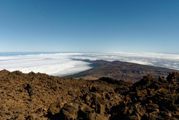  Mt Tiede Tenerife with Clouds and fog