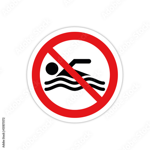 Fotografía Panneau signalisation pictogramme interdiction