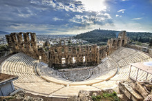 Odeon Theatre In Athens, Greece