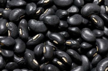 Wall Mural - Black beans background