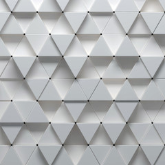Poster - 3d illustration of geometric pattern