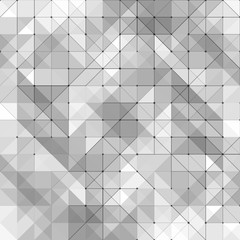 Wall Mural - Geometric simple minimalistic background. Triangles dotted pattern. Vector illustration