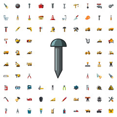 Poster - nail icon illustration