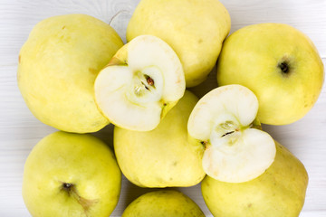 Ripe Antonovka apples