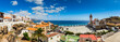 Candelaria major square panorama, a famous touristic town in Tenerife, Canary islands, Spain
