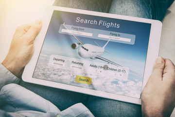 booking flight travel traveler search reservation holiday page