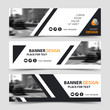 © Yochanan - Set of three modern horizontal business banner templates.