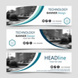 © Yochanan - White horizontal business banner templates. Vector corporate identity ribbon banners.