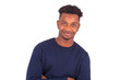 © Samuel B. - Happy young african american man isolated on white background -