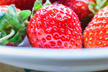 Wall Mural - Strawberry. Fresh strawberry. Red strewberry.