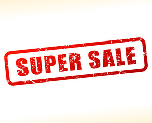 Wall Mural - super sale text buffered