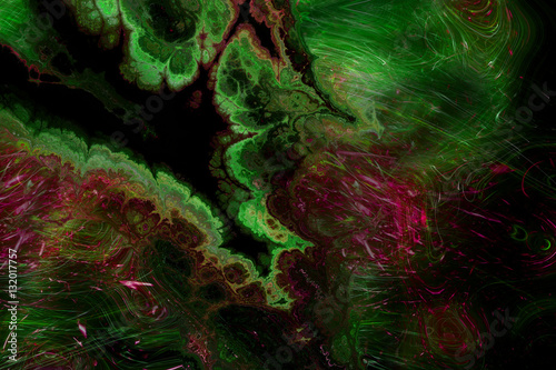 Fractal Art Abstract Background Powerful Effect Lighting