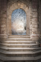 Wall Mural - gate to fantasy