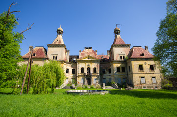 Sticker - Old ruined mansion, Poland