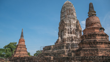 Ancient pagoda in Ayutthaya, Thailand