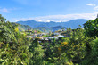 View of the Raga village of the Miri tribe (MishingI in the Indian Arunchal Pradesh state
