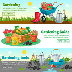 Sticker - Gardening Horizontal Banners