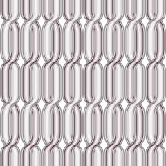 Poster - Seamless black and white abstract retro pattern with intersected