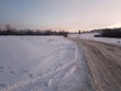Droga polna przez śnieg
