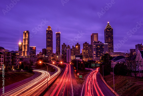 Plakat Atlanta skyline