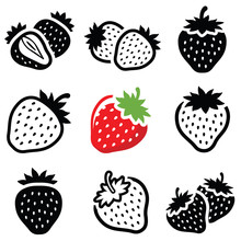 Strawberry Icon Collection - Illustration