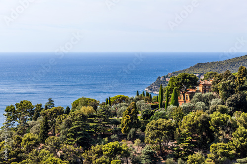Fotografie, Obraz House in the hills on Cote d'Azur, France