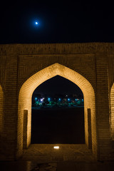 Wall Mural - Khaju Bridge in Isfahan city in Iran