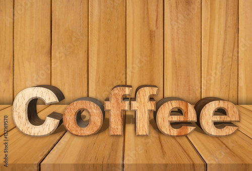 Beautiful Wood Background Wooden Words Around About Coffee Shop
