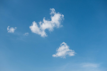 blue sky with cloud