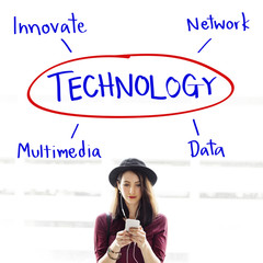 Poster - Technology Process Innovate Network Data Concept