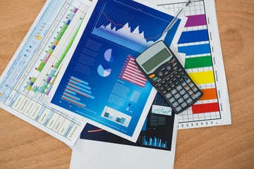 Poster - Sheets of graph with calculator