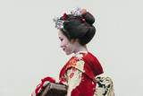  Portrait of  a Maiko geisha in Gion Kyoto