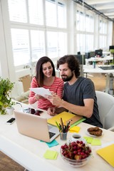 Aufkleber - Graphic designers working at desk