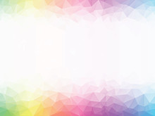 Rainbow Colored Geometric Background