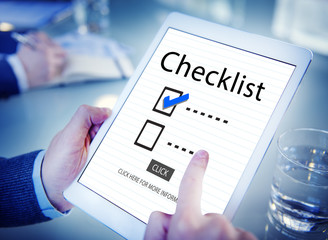Wall Mural - Checklist Choices To Do Audit Evaluation Concept