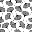© Olga Skorobogatova - Floral seamless pattern with ginkgo leaves. Vector illustration.