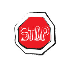 stop icon, road signs