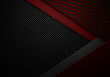 Abstract red black carbon fiber textured material design