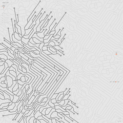 Poster - Abstract technology background.