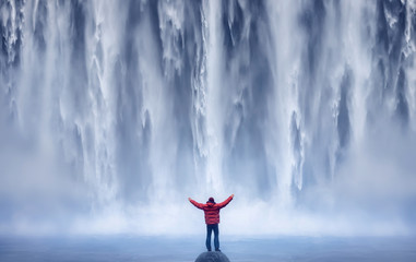 mand and nature ii - iceland