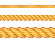 Seamless Rope. Vector Illustration