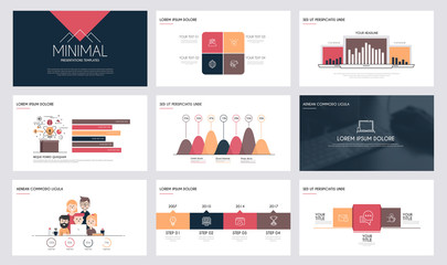 Poster - infographics slide template 4