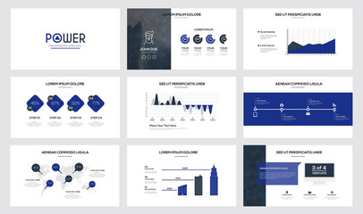 Poster - infographics slide template 5